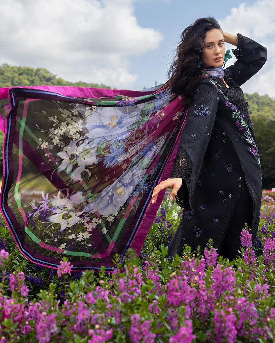 Secret Garden Hemline Lawn by Mushq 2026|  Garden Lullaby Aangan | the Essence of Lawn & Chiffon