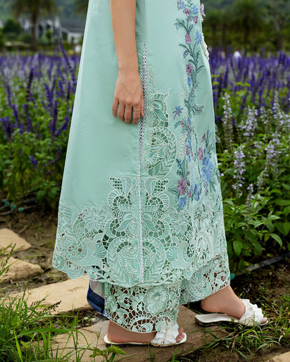 Secret Garden Hemline Lawn by Mushq 2026| Hummingbird Haven Aangan | the Essence of Lawn & Chiffon