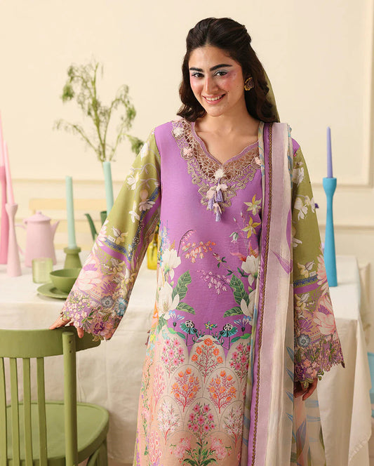 Mushq Soleil Prints Lawn 2026 || Lilac Whim Aangan