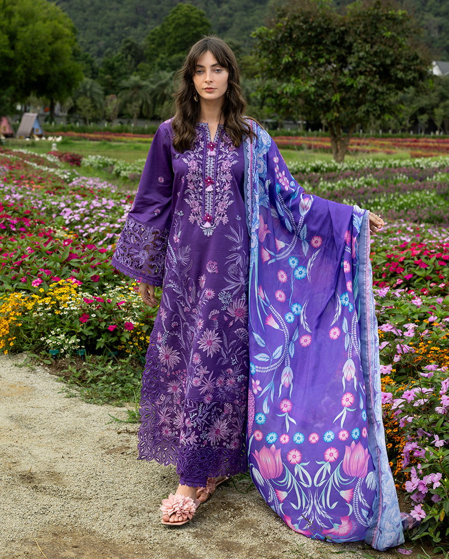 Secret Garden Hemline Lawn by Mushq 2026| Lily Veil Aangan | the Essence of Lawn & Chiffon