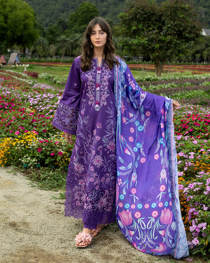 Secret Garden Hemline Lawn by Mushq 2026| Lily Veil Aangan | the Essence of Lawn & Chiffon