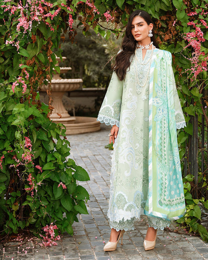 Mushq Amoi luxury lawn 2026=Love Escape Aangan | the Essence of Lawn & Chiffon
