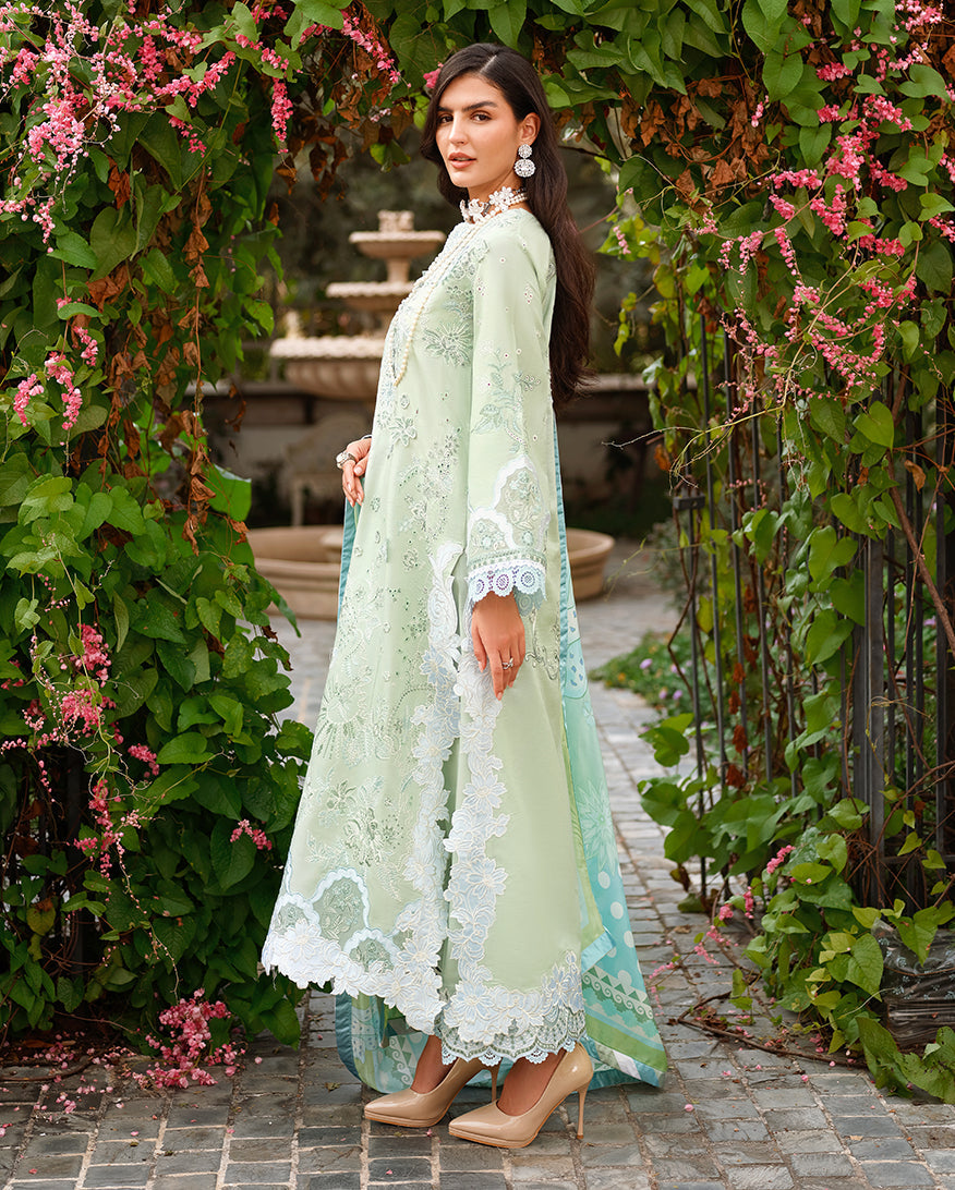Mushq Amoi luxury lawn 2026=Love Escape Aangan | the Essence of Lawn & Chiffon