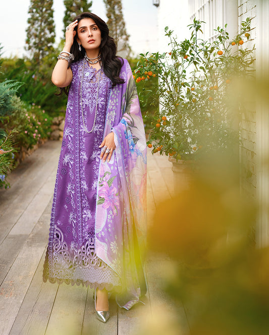 Mushq Amoi luxury lawn 2026= Lovers Lane Aangan | the Essence of Lawn & Chiffon