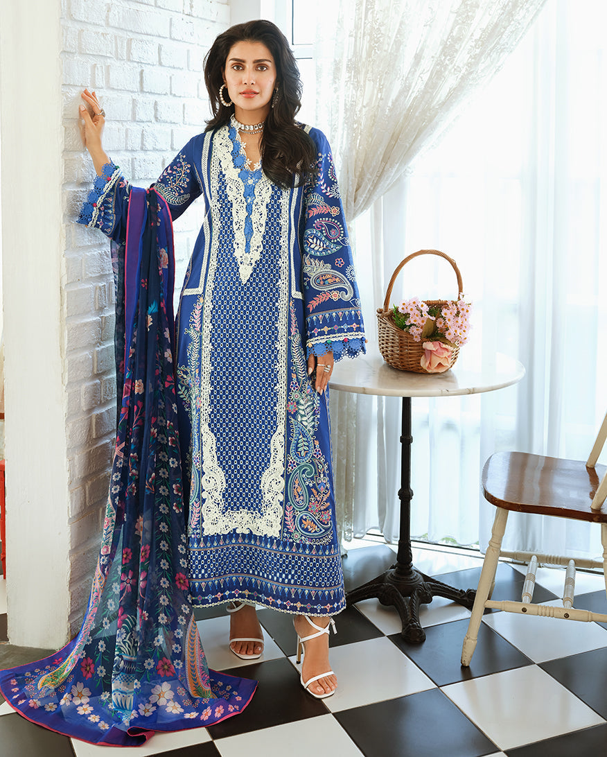 Mushq Amoi luxury lawn 2026= Moonlit Dreams Aangan | the Essence of Lawn & Chiffon