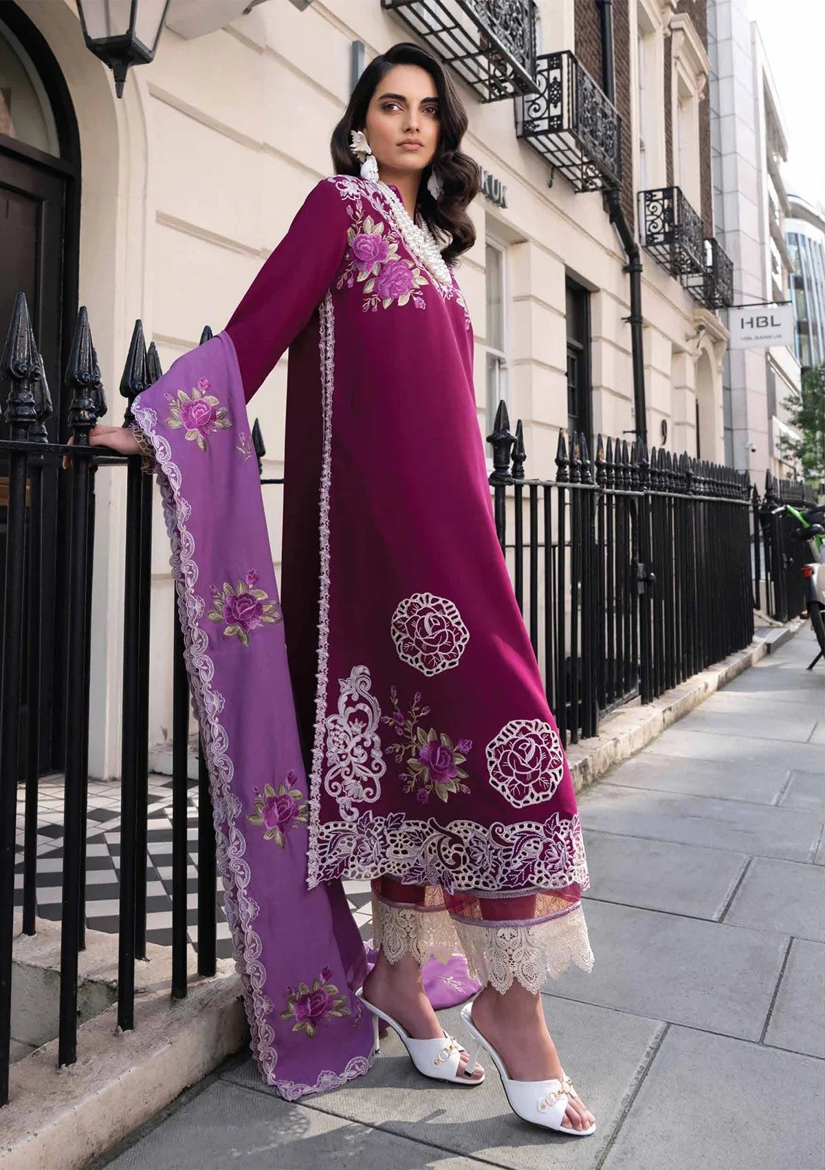 READY TO SHIP Mushq Broadway Showtime’23  Kensington Luxe Aangan the essence of lawn & chiffon