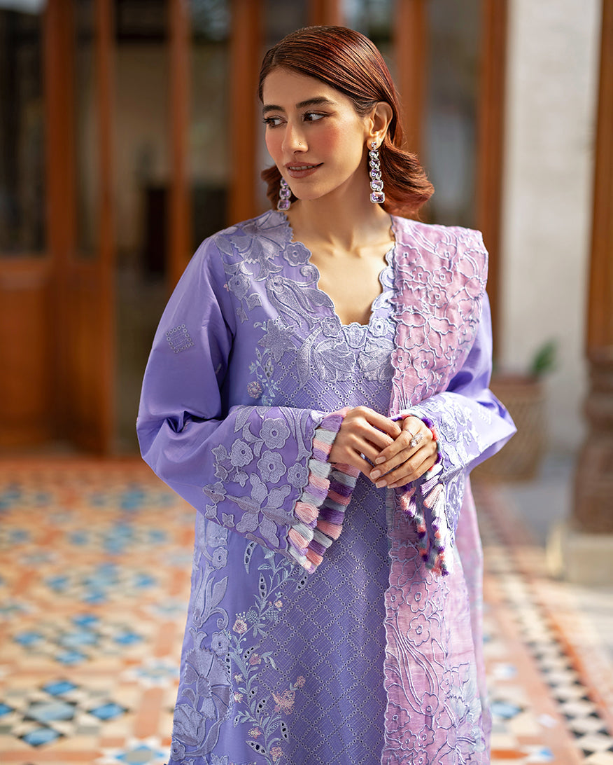 Mushq Astoria Festive Lawn '26-Noctelle Aangan the essence of lawn & chiffon