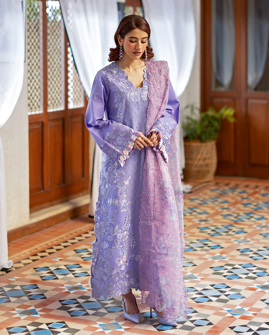 Mushq Astoria Festive Lawn '26-Noctelle Aangan the essence of lawn & chiffon