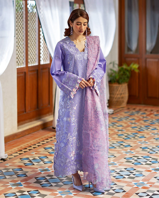 Mushq Astoria Festive Lawn '26-Noctelle Aangan the essence of lawn & chiffon