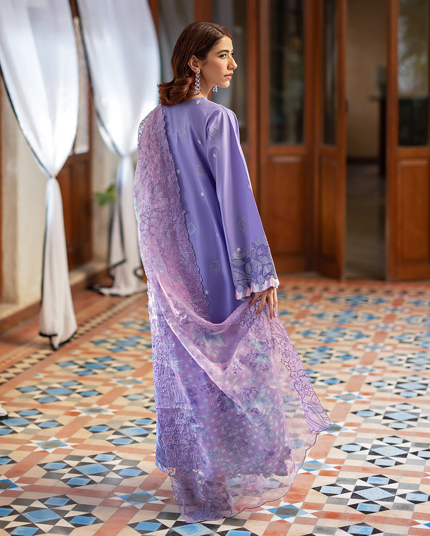 Mushq Astoria Festive Lawn '26-Noctelle Aangan the essence of lawn & chiffon