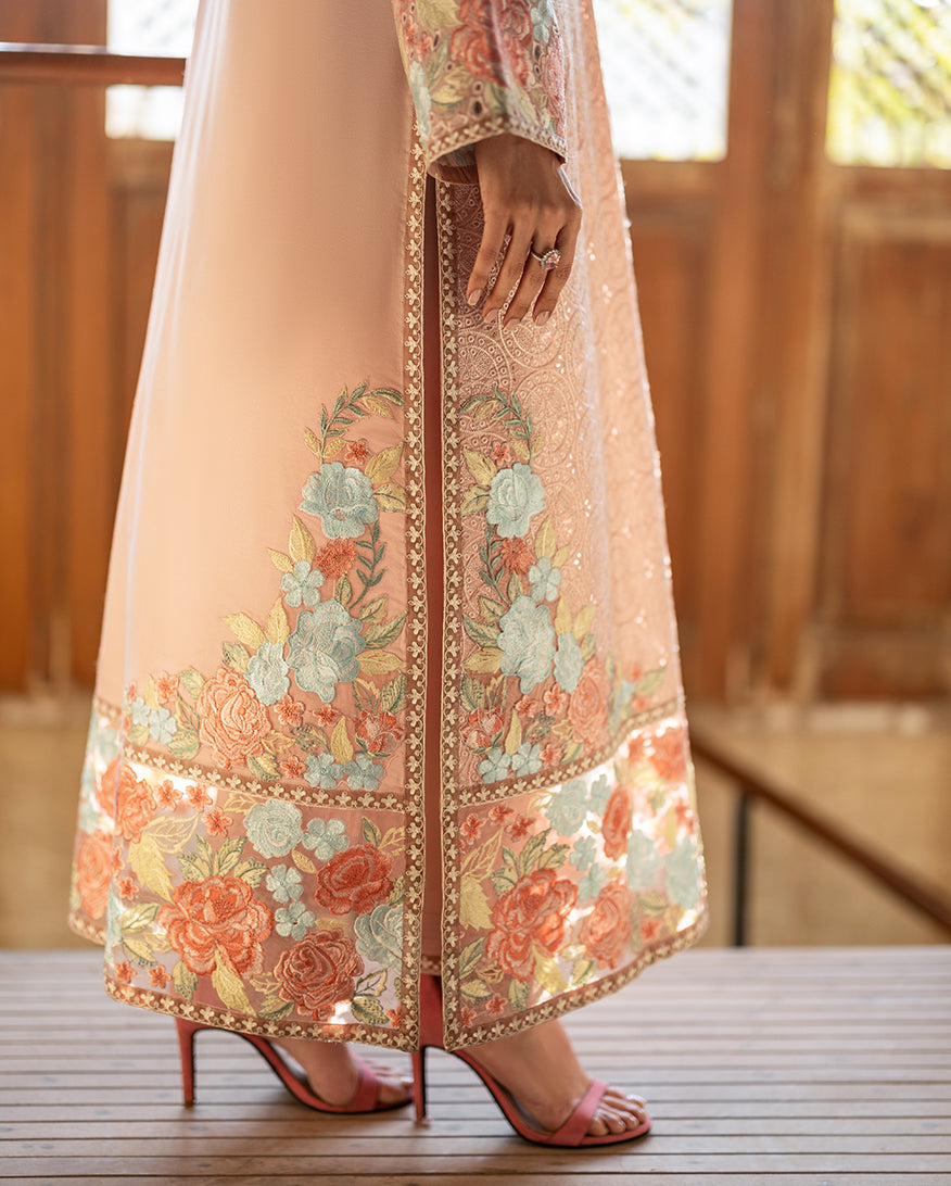 Mushq Astoria Festive Lawn '26-Norah Aangan the essence of lawn & chiffon