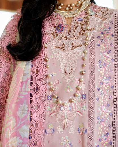 Mushq Amoi luxury lawn 2026= Opulent Whisper Aangan | the Essence of Lawn & Chiffon