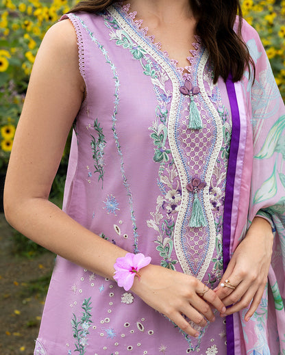 Secret Garden Hemline Lawn by Mushq 2026| Peony Glow Aangan | the Essence of Lawn & Chiffon