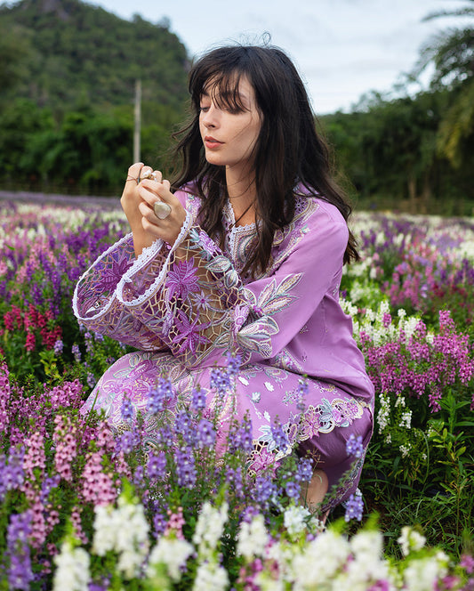 Secret Garden Hemline Lawn by Mushq 2026| Secret Thicket Aangan | the Essence of Lawn & Chiffon