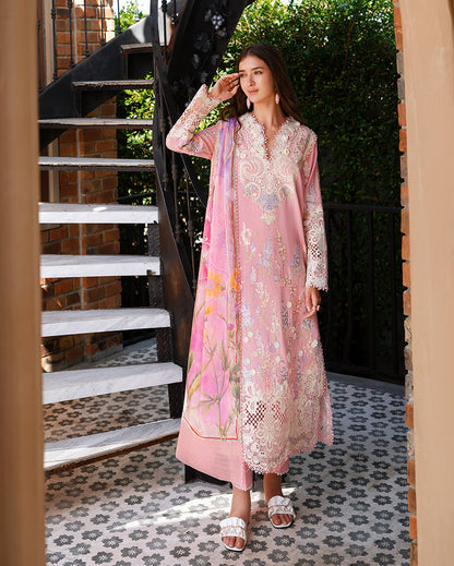Mushq Amoi luxury lawn 2026= Silent Vows Aangan | the Essence of Lawn & Chiffon