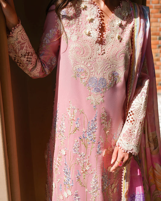 Mushq Amoi luxury lawn 2026= Silent Vows Aangan | the Essence of Lawn & Chiffon