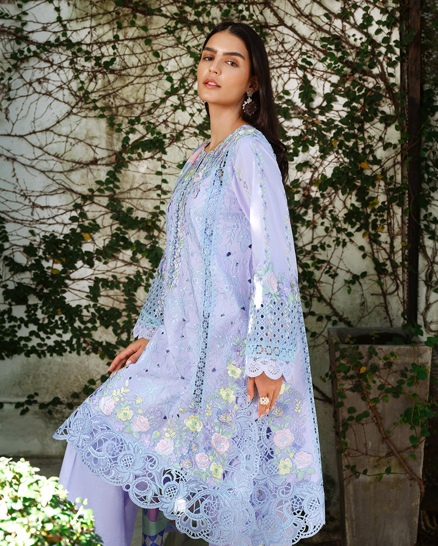 Mushq Amoi luxury lawn 2026= Sweet Confession Aangan | the Essence of Lawn & Chiffon