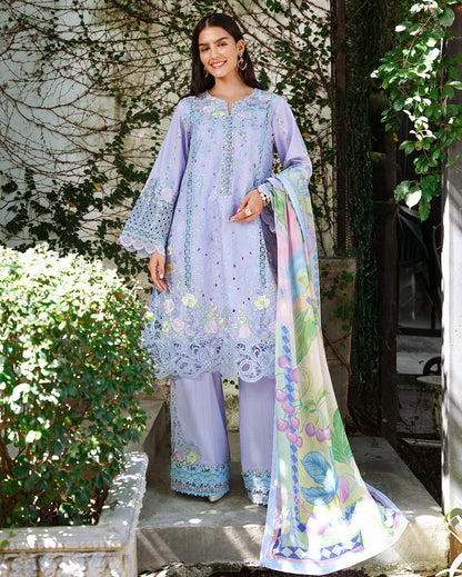 Mushq Amoi luxury lawn 2026= Sweet Confession Aangan | the Essence of Lawn & Chiffon