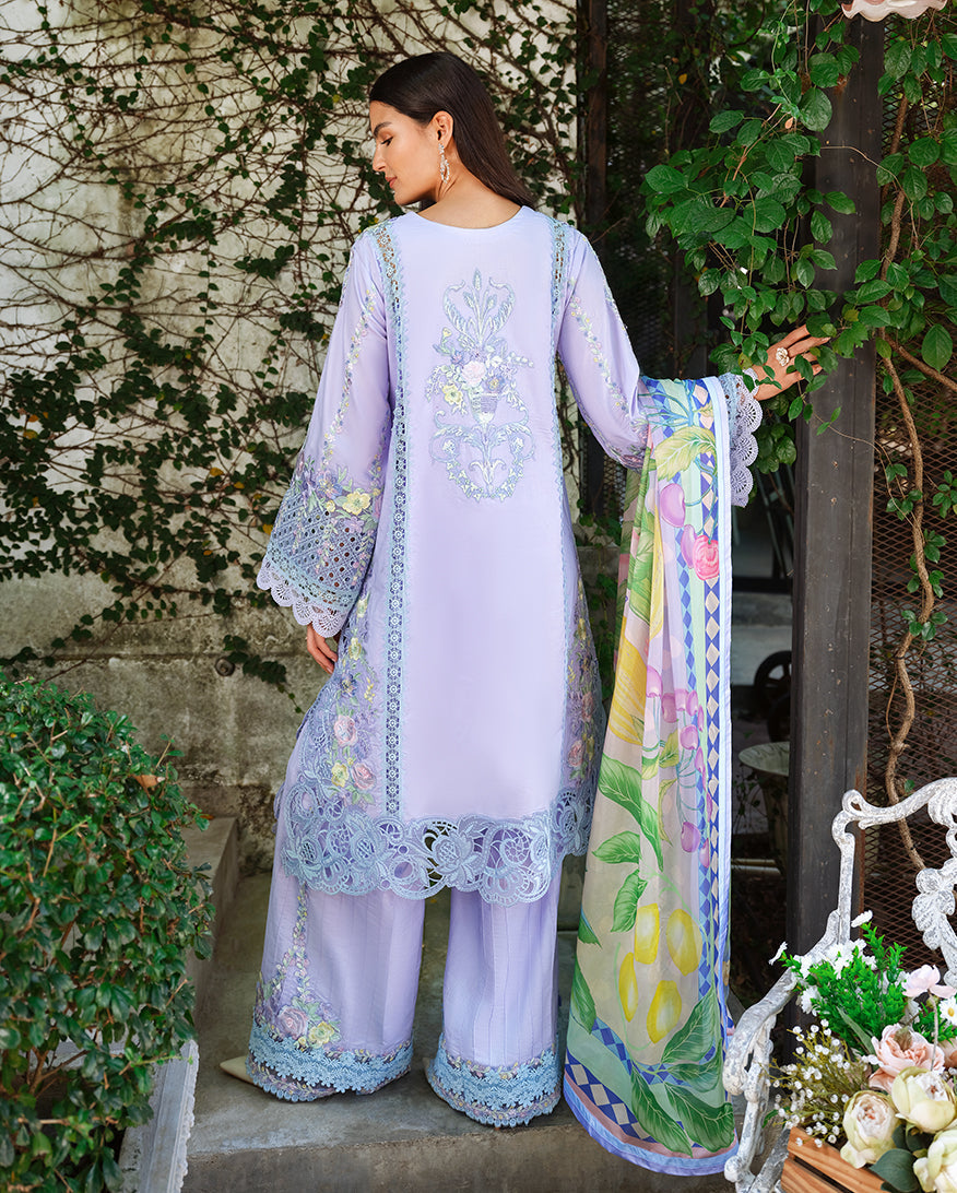 Mushq Amoi luxury lawn 2026= Sweet Confession Aangan | the Essence of Lawn & Chiffon