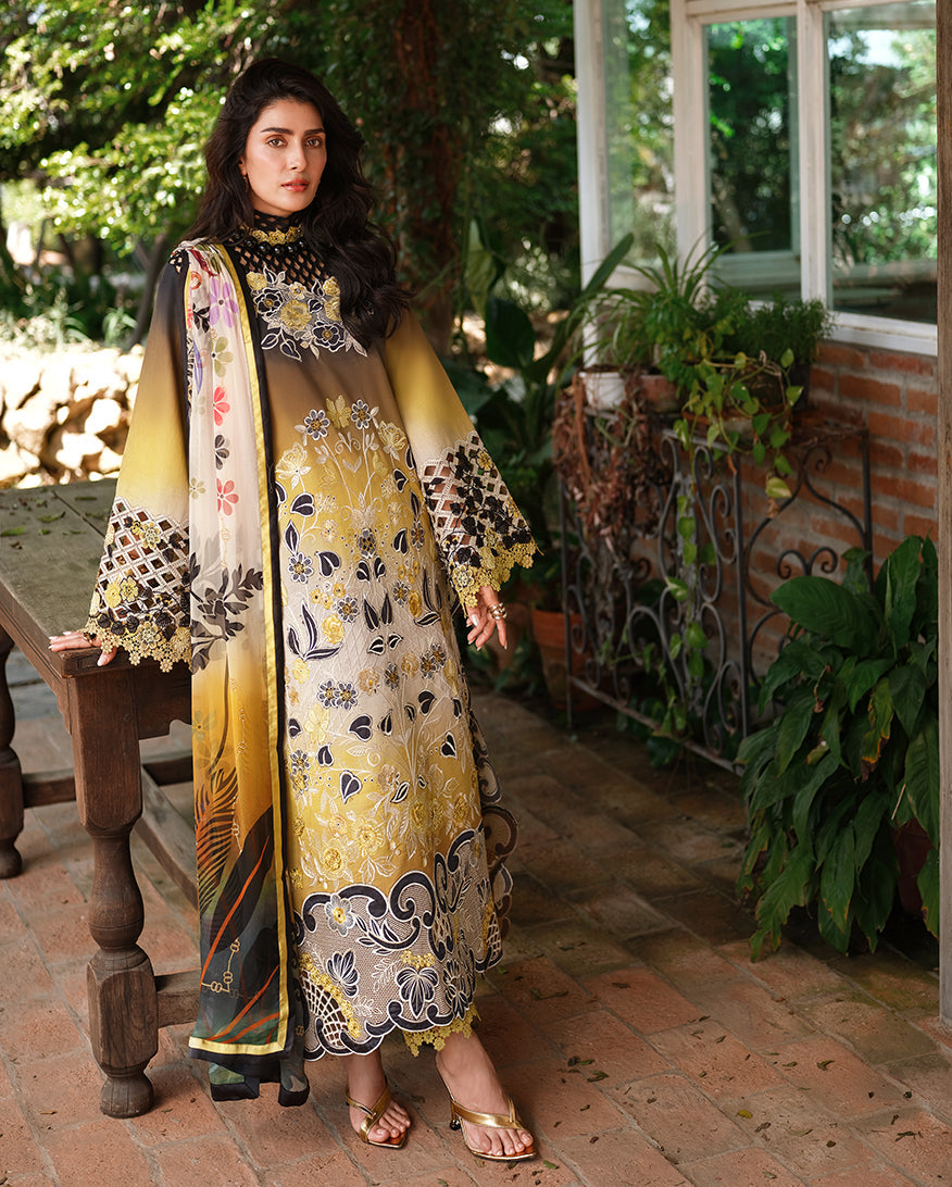 Mushq Amoi luxury lawn 2026= Timeless Charm Aangan | the Essence of Lawn & Chiffon
