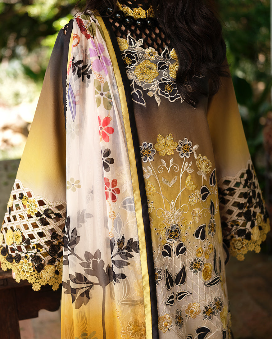 Mushq Amoi luxury lawn 2026= Timeless Charm Aangan | the Essence of Lawn & Chiffon