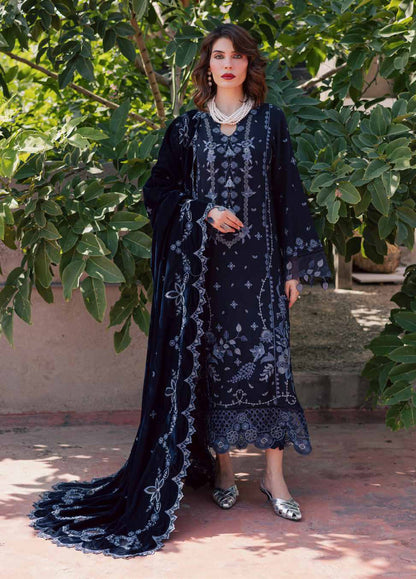 nureh leather peach embroidered winter suit for women  
nureh leather peach unstitched 3-piece suit with velvet shawl  