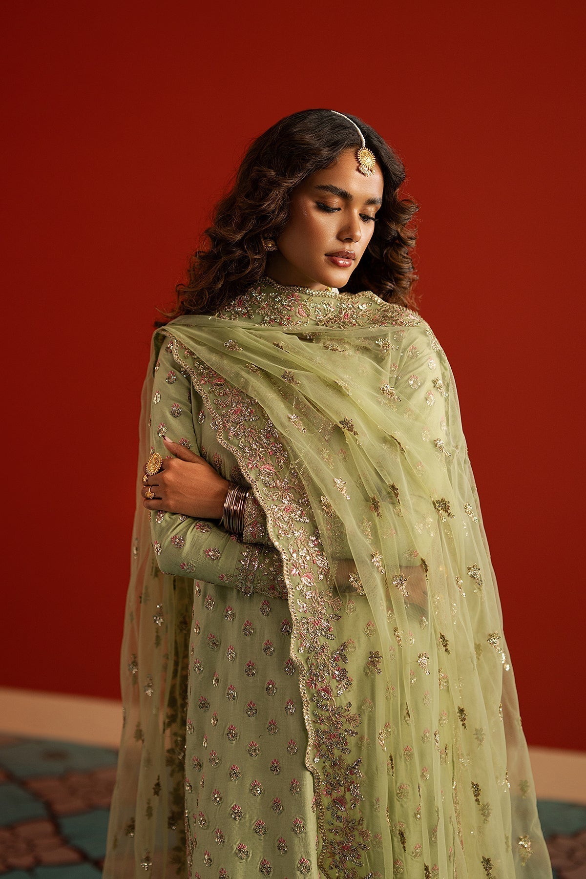 Afrozeh Divani Silk 2025-SHAHVAR Aangan the essence of lawn & chiffon