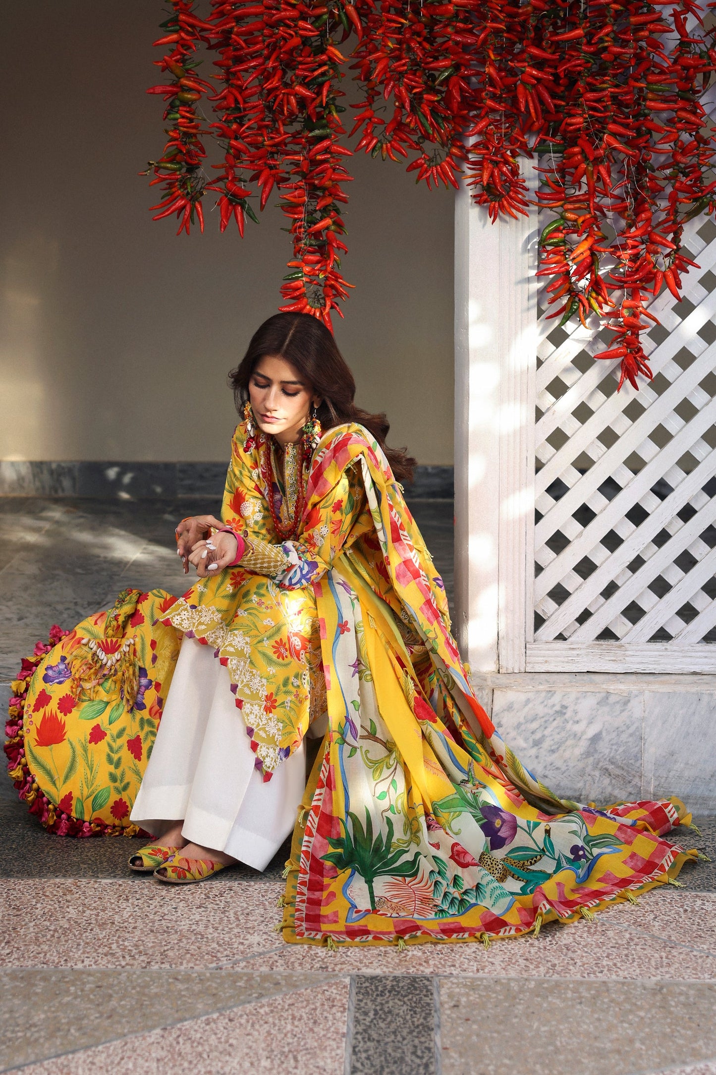 Zaha Luxury Lawn 2025 – unstitched embroidered suit with premium fabric and elegant detailing, ready to ship for festive wear.

