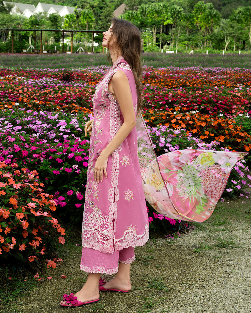 Secret Garden Hemline Lawn by Mushq 2026|   Whimsical Scent Aangan | the Essence of Lawn & Chiffon