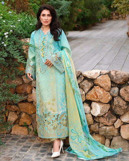 Mushq Amoi luxury lawn 2026=  Whispering Winds Aangan | the Essence of Lawn & Chiffon