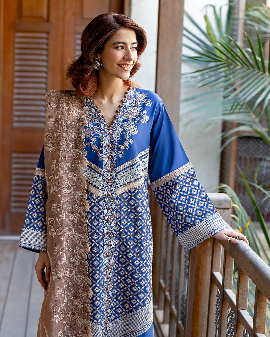 Mushq Astoria Festive Lawn '26-Zenith Aangan the essence of lawn & chiffon