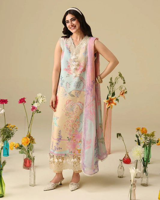 Mushq Soleil Prints Lawn 2026 || Bellarosa Aangan
