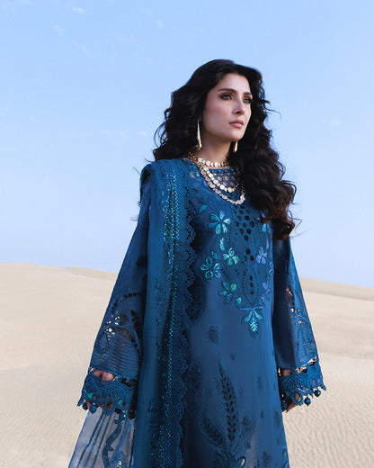Nureh Aman Lawn 2026=Kaia NE-229 Aangan the essence of lawn & chiffon