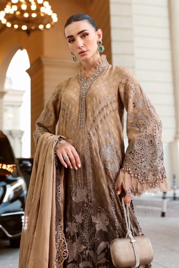 Maria B luxury Lawn 2026=01 a Aangan | the Essence of Lawn & Chiffon